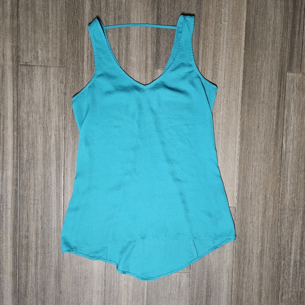 EXPRESS Teal Tank Top / Size: Small